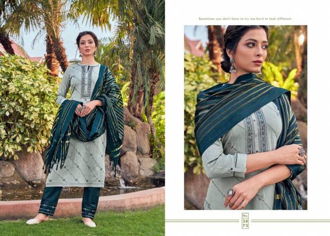Rangoon Crunch Heavy Viscose With 2MM Sequence Embroidery Neck Work Fancy Designer Festive Wear Readymade Dress Collection